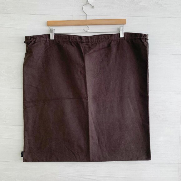 Akris - Gray-brown flannel extra large dustbag 23” x 23” - Picture 1 of 4